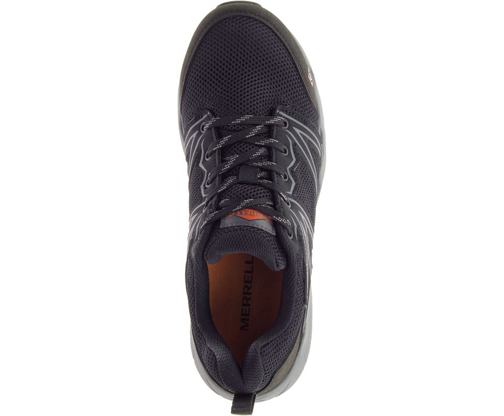 Tenis Senhora - Merrell Fullbench Superlite Alloy Toe Work - Pretas - KFO062945